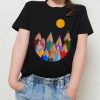 12 Colour Mountains Kids T-shirt