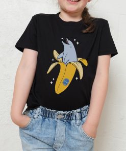 Banana Dolphin Kids T-Shirt