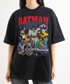 Batman Animated Vintage Oversized Tee
