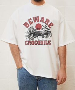Beware of the Crocodile Oversized Tee