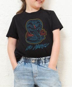 Cobra Kai No Mercy Neon Kids T-Shirt