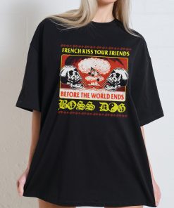 French Kiss Your Friends Oversized Tee