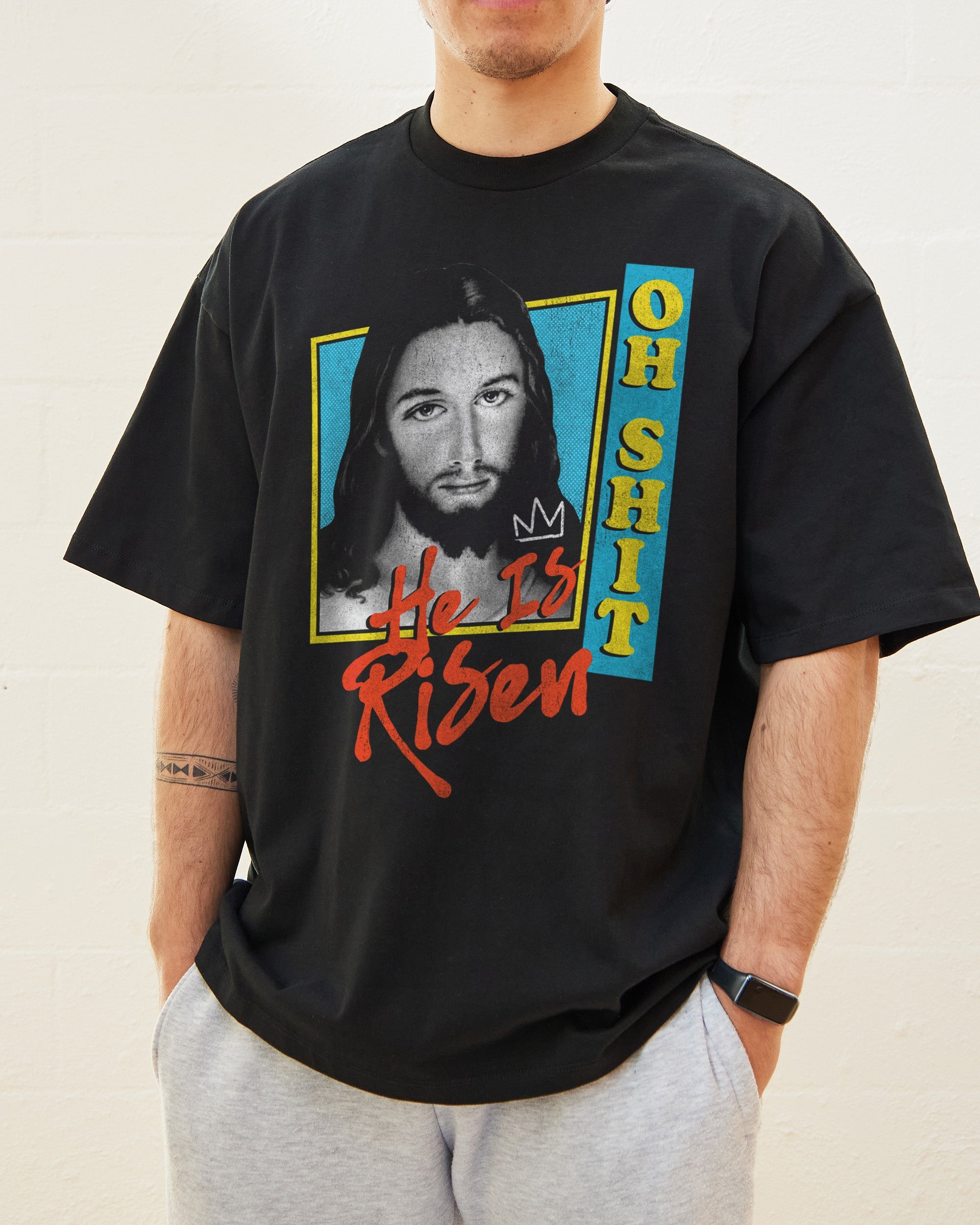 He Is Risen Oversized Tee He Is Risen Oversized Tee