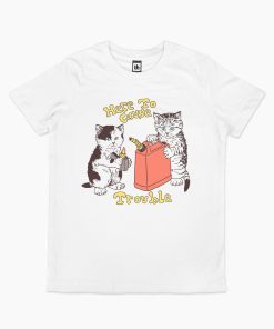 Here to Cause Trouble Kids T-Shirt