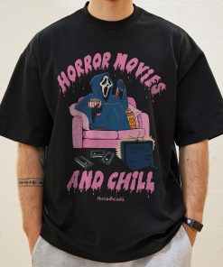 Horror Movies And Chill Oversized Tee