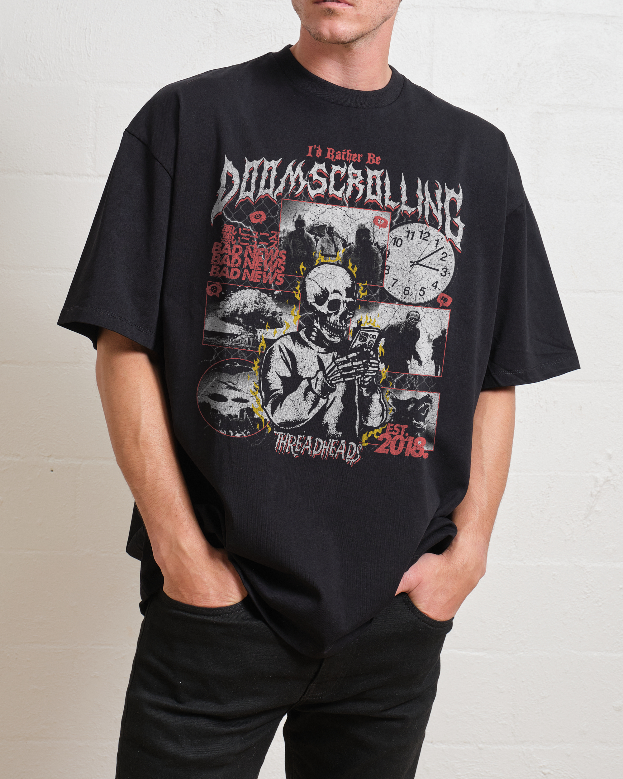 I’d Rather Be Doom Scrolling Oversized Tee I’d Rather Be Doom Scrolling Oversized Tee