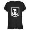 Junior’s Zack Snyder Justice League Badge Logo T-Shirt
