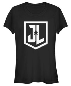 Junior’s Zack Snyder Justice League Badge Logo T-Shirt