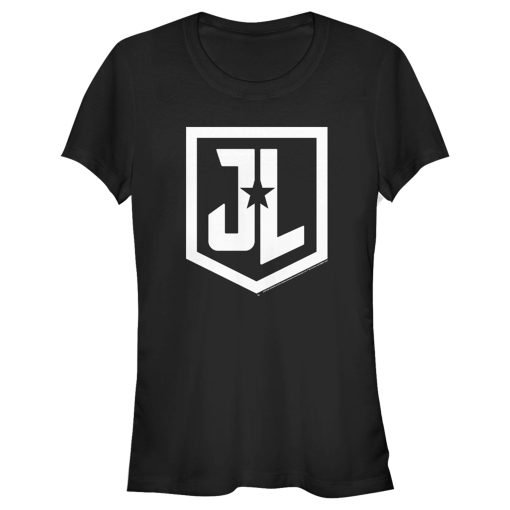 Junior’s Zack Snyder Justice League Badge Logo T-Shirt