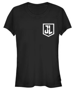 Junior’s Zack Snyder Justice League Pocket Logo T-Shirt