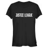 Junior’s Zack Snyder Justice League Solid Logo T-Shirt