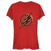 Junior’s Zack Snyder Justice League The Flash Comic Logo T-Shirt