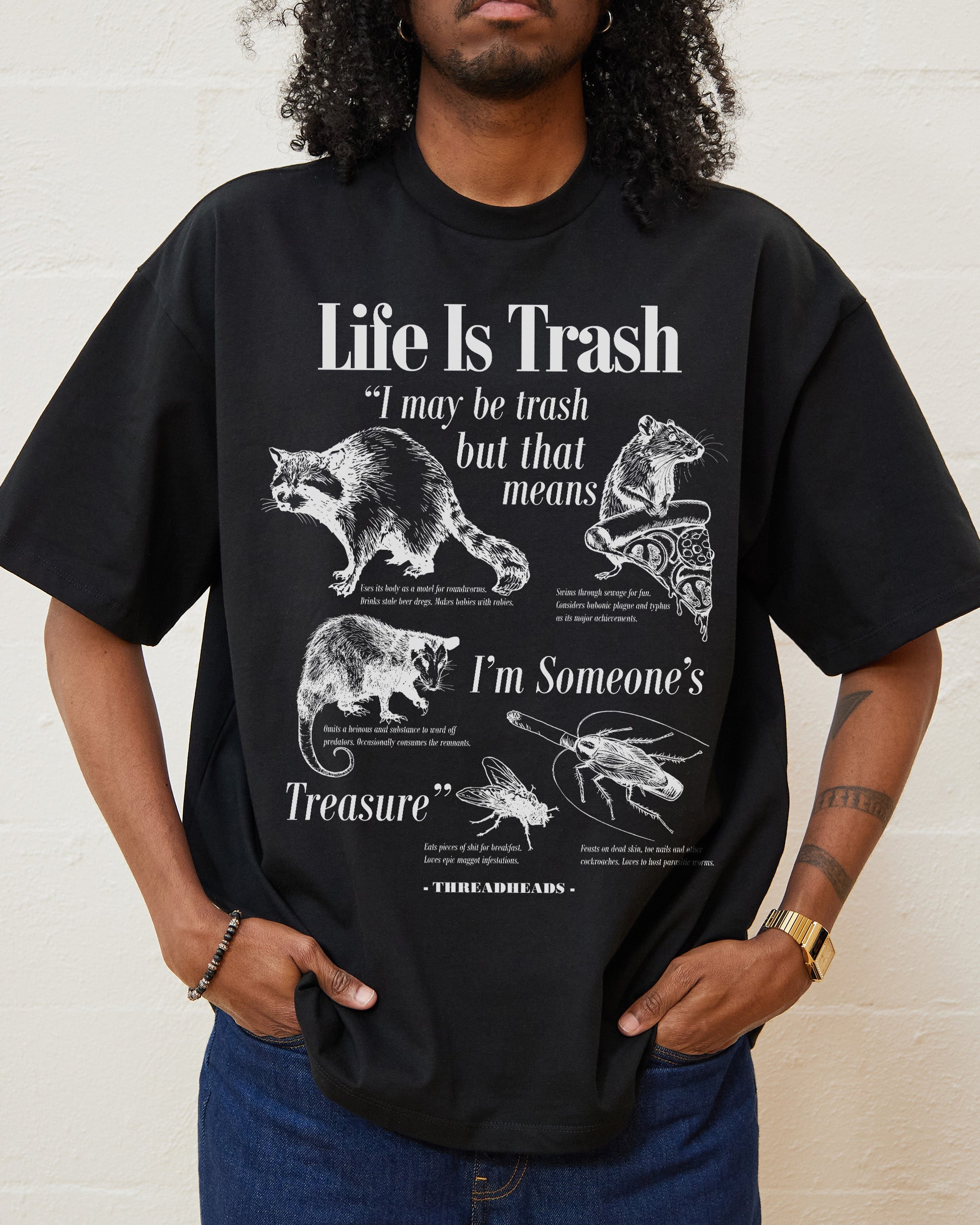Life Is Trash Oversized Tee Life Is Trash Oversized Tee