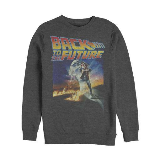 Men’s Back to the Future Retro Marty McFly Poster Sweatshirt