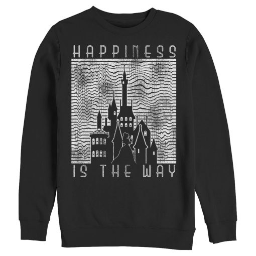 Men’s Beauty and the Beast Belle Surreal Happiness Sweatshirt