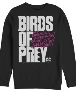 Men’s Birds of Prey Bold Text Logo Sweatshirt