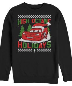Men’s Cars Lightning McQueen High Octane Holidays Sweatshirt