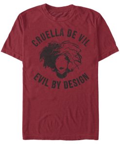 Men’s Cruella Evil By Design Sketch T-Shirt