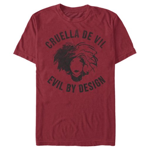 Men’s Cruella Evil By Design Sketch T-Shirt