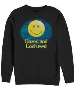 Men’s Dazed and Confused Cloudy Big Smiley Logo Sweatshirt