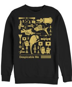 Men’s Despicable Me 3 Minion Worker Strike Sweatshirt