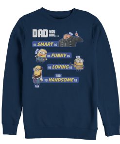 Men’s Despicable Me Dad Best Qualities Sweatshirt