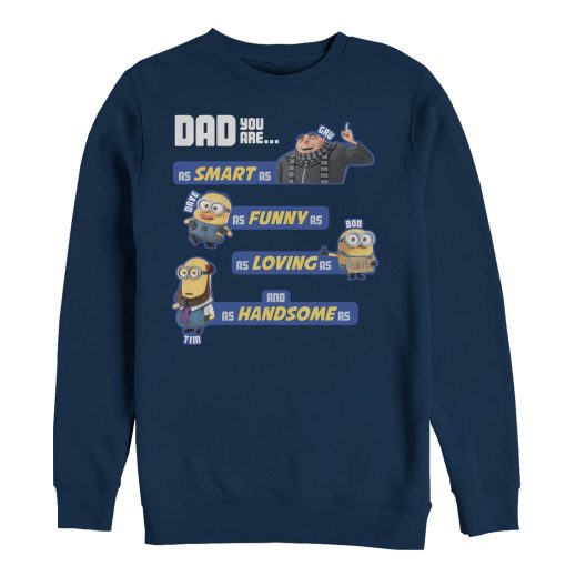 Men’s Despicable Me Dad Best Qualities Sweatshirt