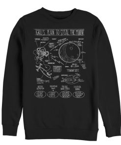 Men’s Despicable Me Gru Plans to Steal Moon Sweatshirt