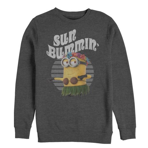 Men’s Despicable Me Minion Sun Bummin’ Hula Sweatshirt