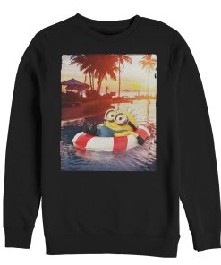 Men’s Despicable Me Minion Tropical Vacation Sweatshirt