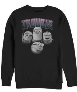 Men’s Despicable Me Minion Trouble Friends Sweatshirt