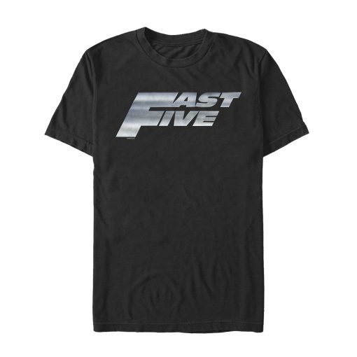 Men’s Fast & Furious Fast Five Metal Logo T-Shirt