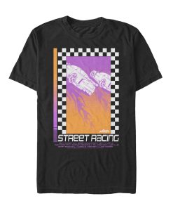 Men’s Fast & Furious Retro Street Racing Poster T-Shirt