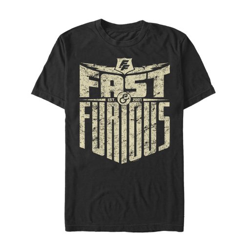 Men’s Fast & Furious Vintage Title T-Shirt