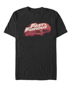 Men’s Fast & Furious Wispy Silhouette Print T-Shirt