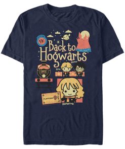 Men’s Harry Potter Back to Hogwarts Cartoon T-Shirt