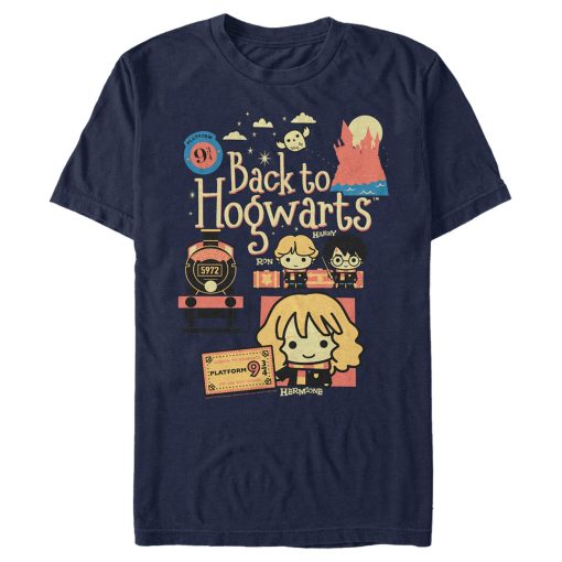 Men’s Harry Potter Back to Hogwarts Cartoon T-Shirt