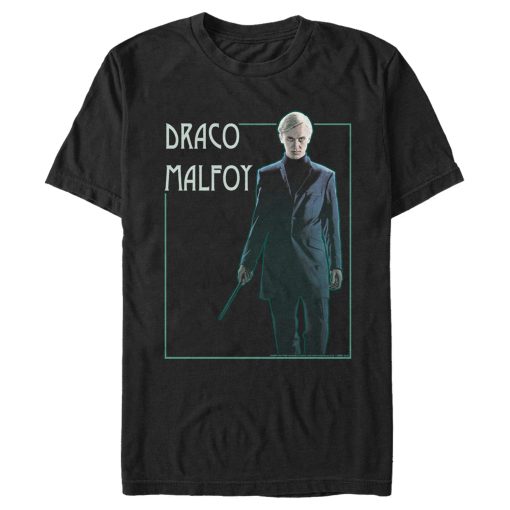 Men’s Harry Potter Draco Malfoy Simple Framed Portrait T-Shirt