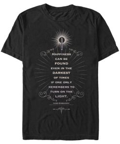 Men’s Harry Potter Dumbledore Happiness Quote T-Shirt