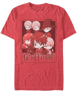 Men’s Harry Potter Gryffindor Cartoon Characters T-Shirt