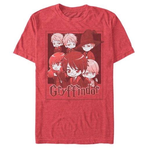 Men’s Harry Potter Gryffindor Cartoon Characters T-Shirt