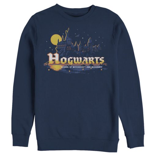 Men’s Harry Potter Hogwarts Illuminating Moon Sweatshirt