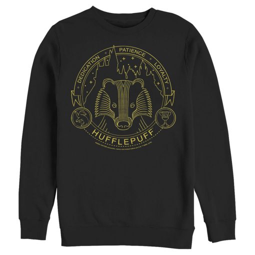 Men’s Harry Potter Hufflepuff House Emblem Sweatshirt