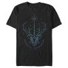 Men’s Harry Potter Stag Patronus Line Art T-Shirt