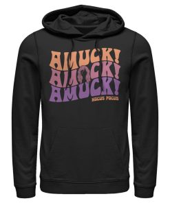 Men’s Hocus Pocus Amuck Phrase Pull Over Hoodie