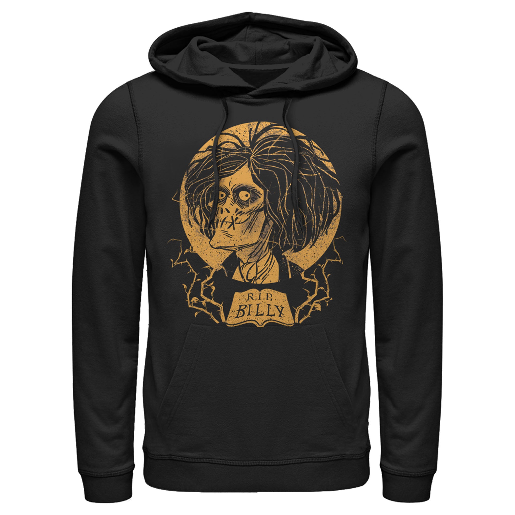 Men's Hocus Pocus Billy Zombie Portrait Pull Over Hoodie Men's Hocus Pocus Billy Zombie Portrait Pull Over Hoodie