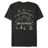 Men’s Hocus Pocus It’s Just a Bunch of Hocus Pocus Icons T-Shirt