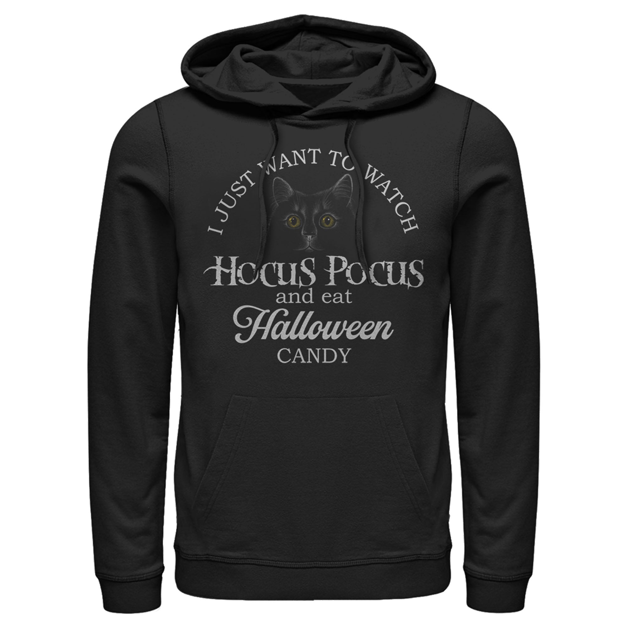 Men's Hocus Pocus Just Want to Eat Halloween Candy Pull Over Hoodie Men's Hocus Pocus Just Want to Eat Halloween Candy Pull Over Hoodie