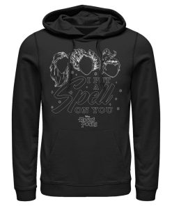 Men’s Hocus Pocus Spell on You Silhouette Pull Over Hoodie