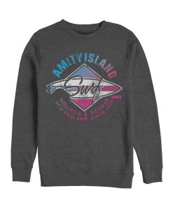 Men’s Jaws Amity Island Surfboard Repair Sweatshirt